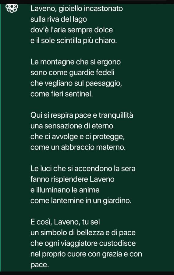 La Finestra Sul Lago, Appartamento In Pieno Centro Laveno Εξωτερικό φωτογραφία